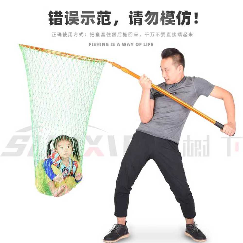 초대형 뜰채 물고기 원형 새우 대방어 통발 투망 바다낚시 그물망 양식장 어망 해루질 - 상세 이미지 3