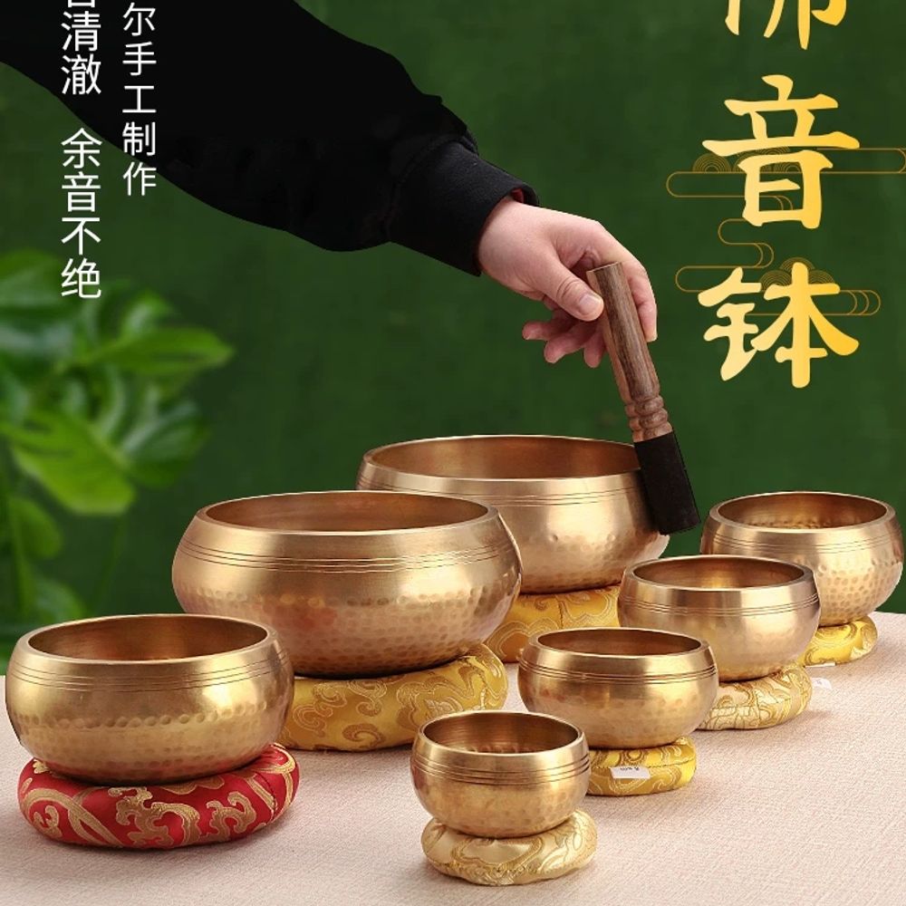 수제 싱잉볼 힐링 명상종 부처님 요가 악기 불교 좌종 릴렉스 명상도구 신주 차임 - 상세 이미지 2