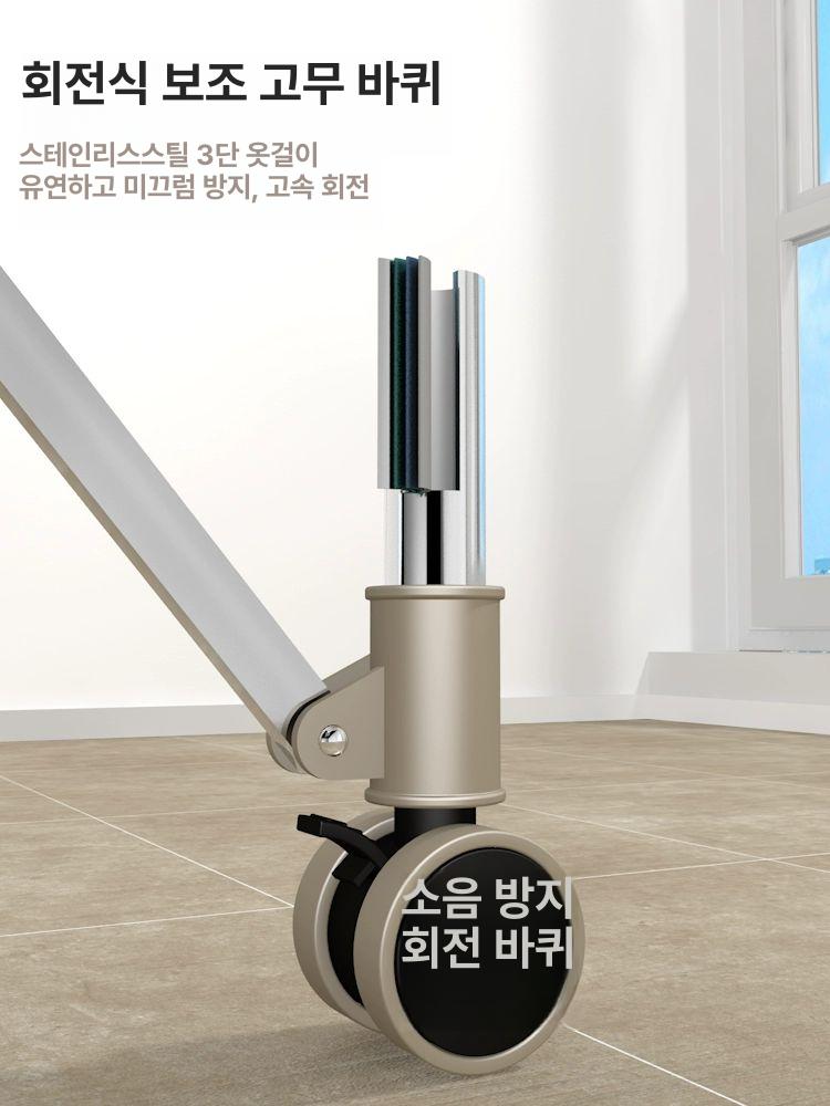 대형 이불 건조대 접이식 튼튼한 특대형 확장형 수건 이동식 빨래건조대 이불건조대 빨래 - 상세 이미지 5