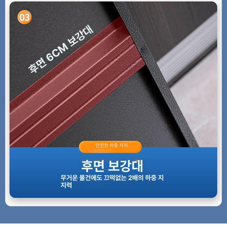 창고 적치대 수납장 앵글 거치대 보관 무볼트 다층 철제진열대 진열장 공장용 - 상세 이미지 5
