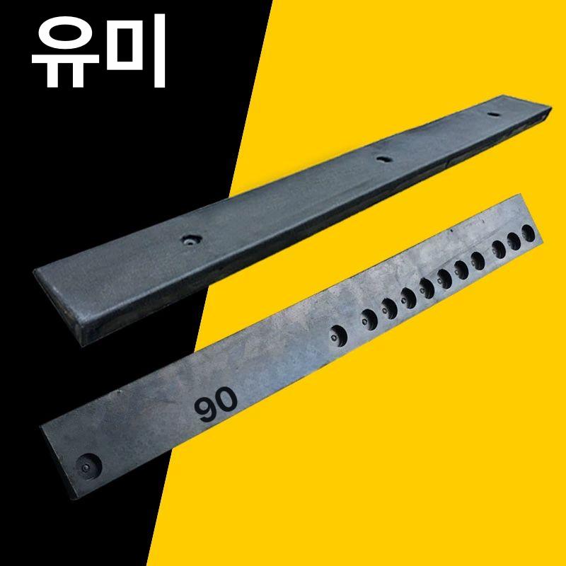 통고무 차고임목 대형 화물차 자동차 트럭 버팀목 삼각 경사로 차량 밀림방지 화물차고임목 - 상세 이미지 3