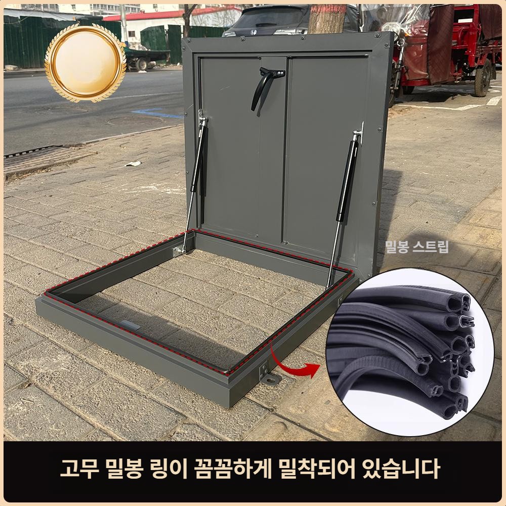 천장 천정점검구 개폐식 통신 정사각 욕실 덮개 매립형 완충 점검창 커버 신형 - 상세 이미지 5