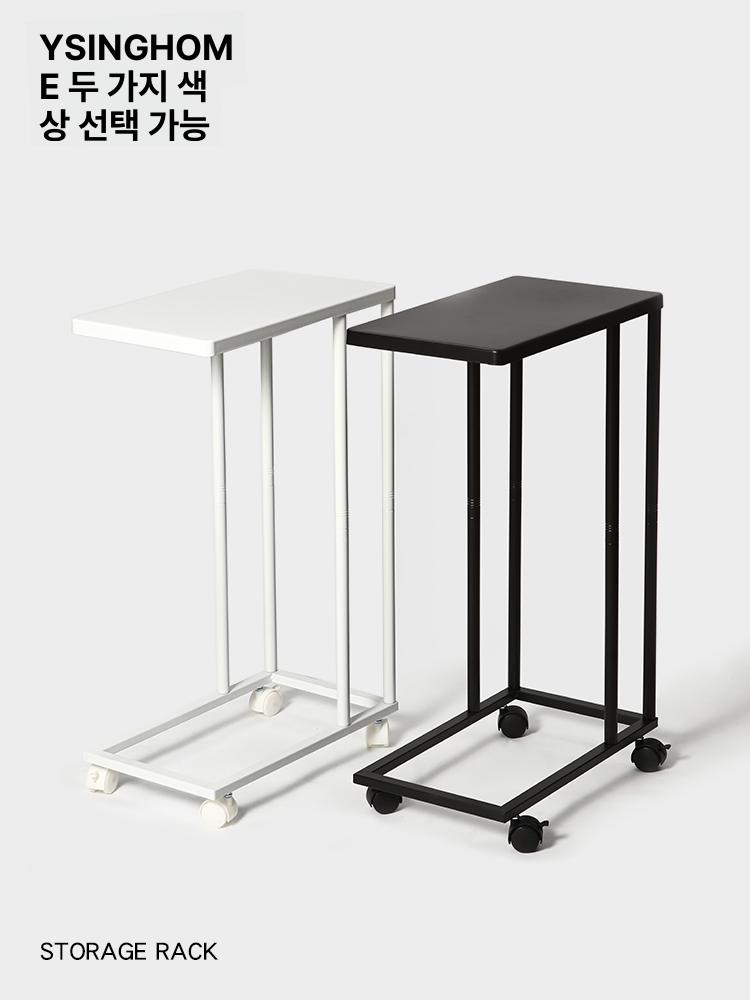 바퀴달린 침실 사이드테이블 협탁 선반 미용실티테이블 보조테이블 트롤리 수납 - 상세 이미지 5