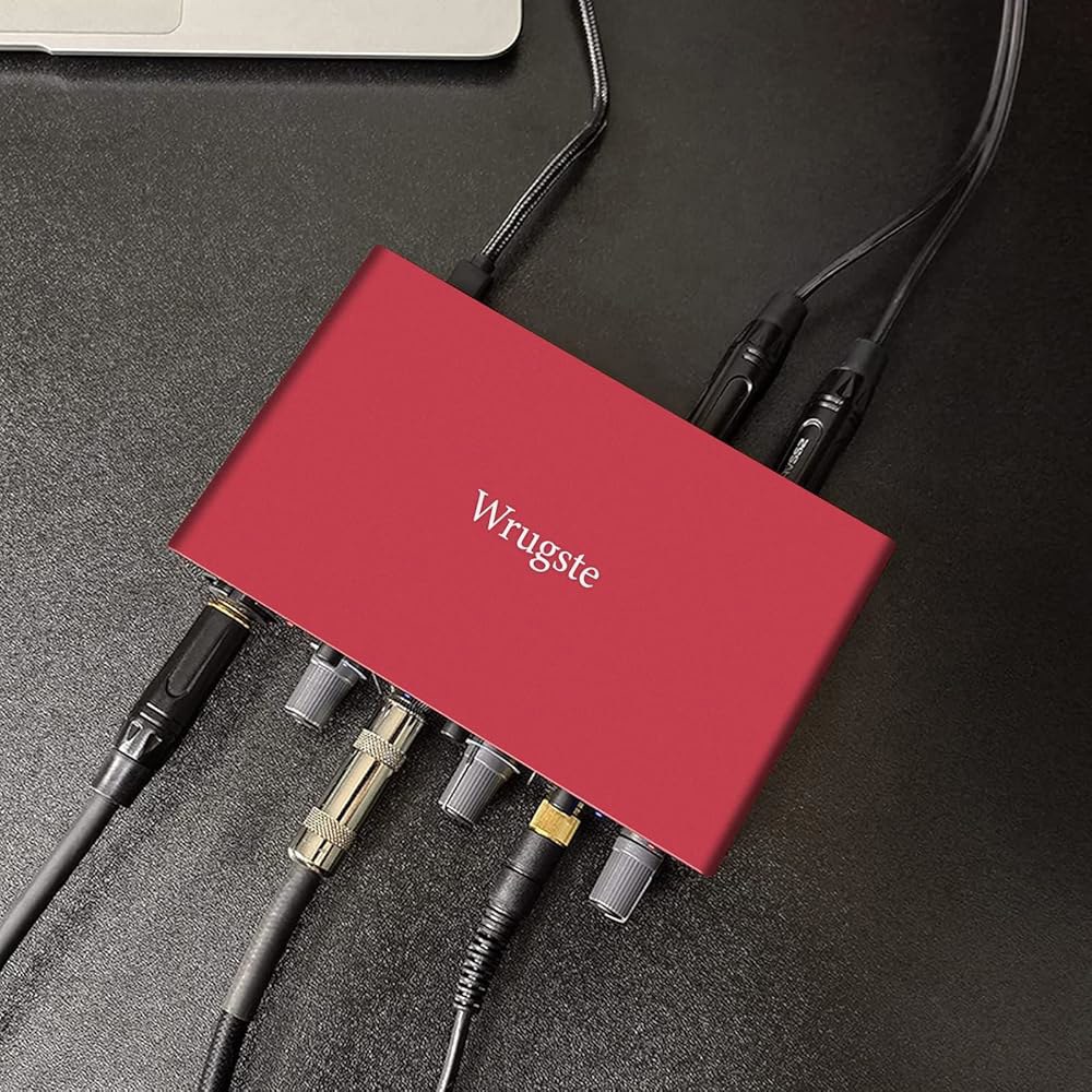 컴퓨터 녹음 팟캐스트 및 스트리밍 플러그를 위한 Rugste USB 오디오 인터페이스 솔로(24비트 / 192kHz) + 48V 팬텀 전원 PC용 무소음 XLR 재생 소프트웨어 - 상세 이미지 3