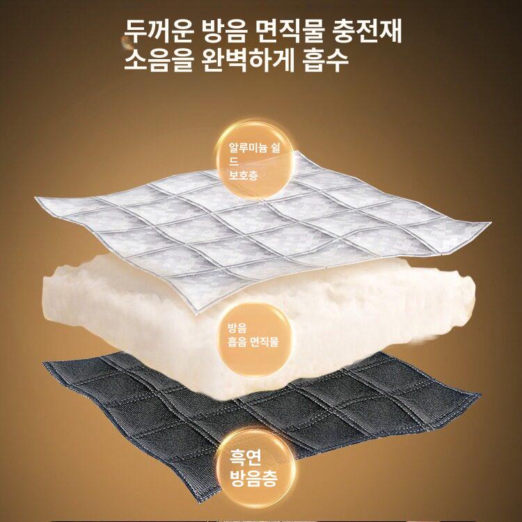창문 패딩 방음 누빔 방풍 외풍차단 폭 색상 커튼 전체형 접착식 도어 월동용 겨울 씰 - 상세 이미지 2