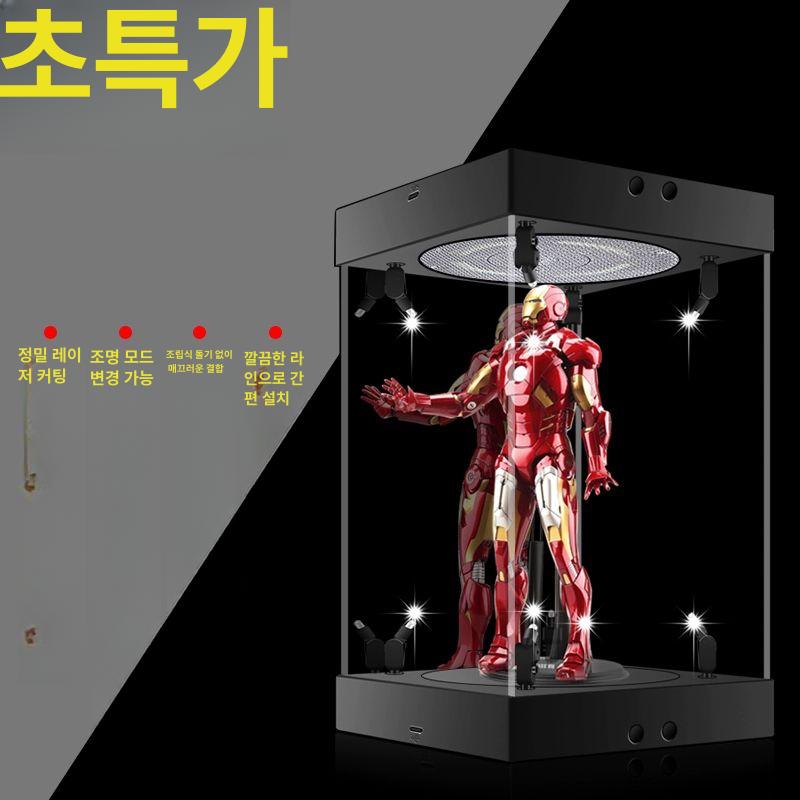 피규어 케이스 아크릴 대형 가챠 프라 진열대 쇼케이스 대형아크릴케이스 보관함 주문제작 - 상세 이미지 4