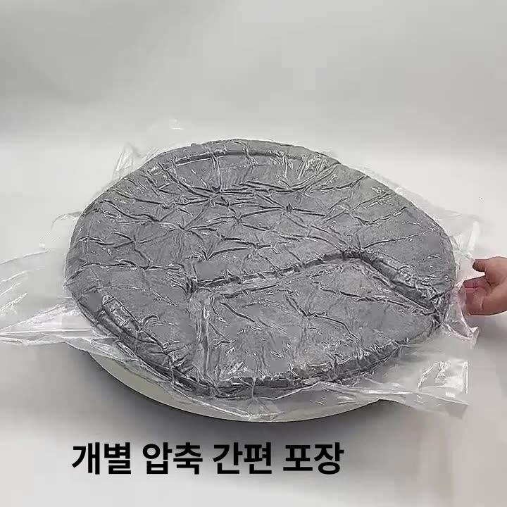 명상 의자방석 카페 메모리폼 쿠션 바닥 거실 요가 패브릭 인체공학 참선 - 상세 이미지 3