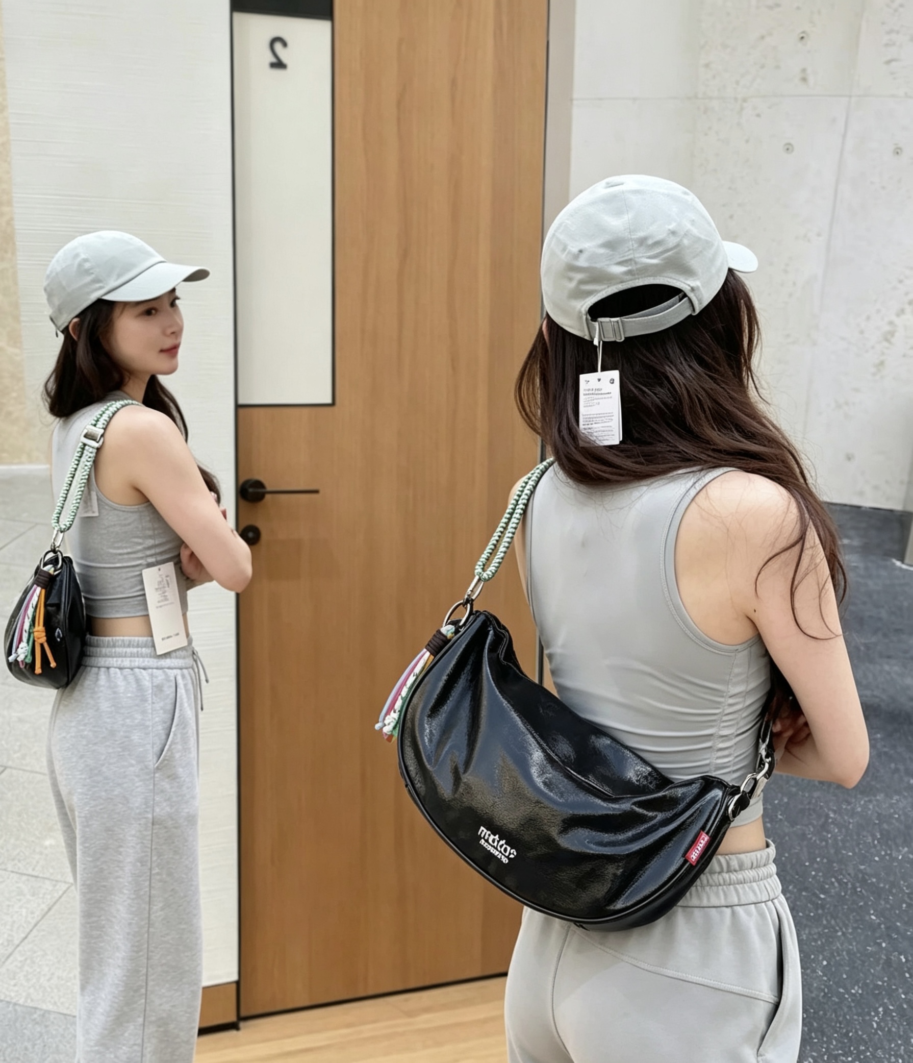 도난방지가방 유럽여행 RFID차단 슬링백 여행가방추천