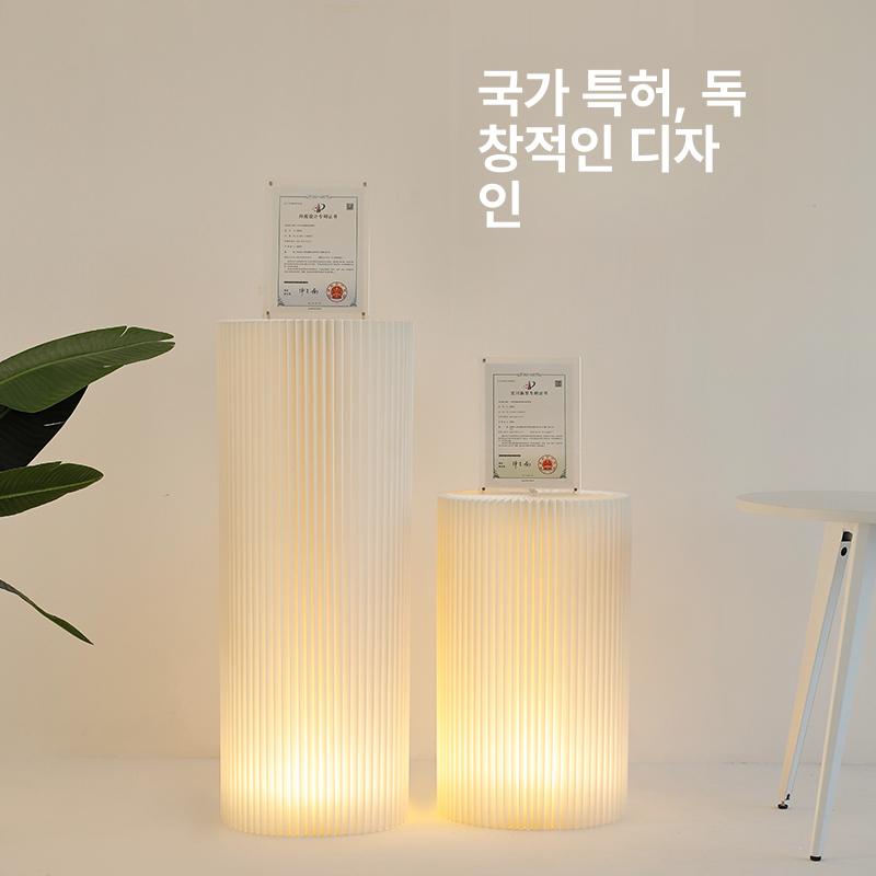 아코디언 스탠드 접는 장식 진열대 골판지 다기능 디피 전시회 - 상세 이미지 5
