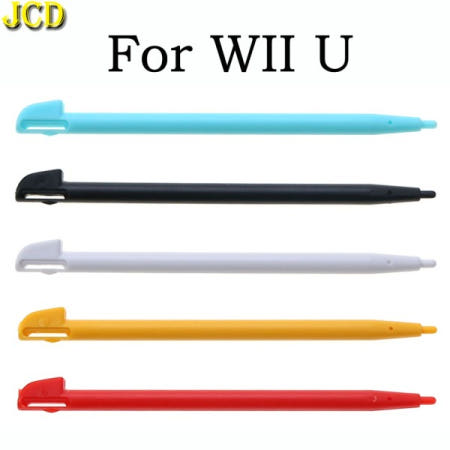 [해외]JCD 5PCS 모바일 터치 펜 스크린 연필 WIIU 슬롯 Nintend Wii U 게임 콘솔 용 하드 플라스틱 스타일러스