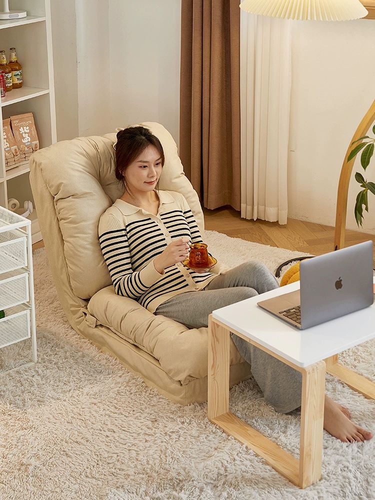 자취방쇼파 1인 좌식 낮은 베드 소파 접이식 침대 - 상세 이미지 5
