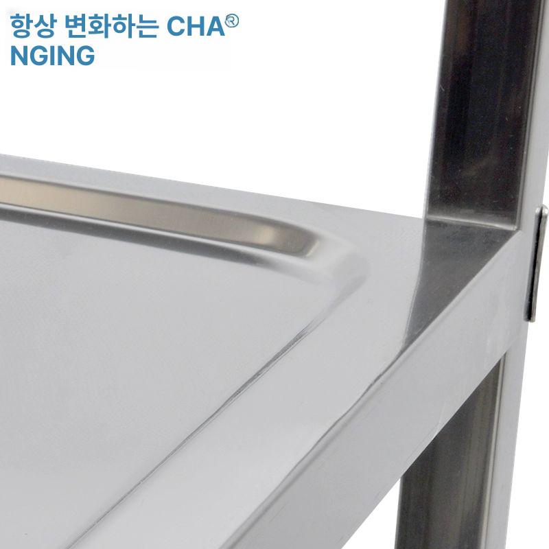 수납형 서빙카트 수납카트 웨건 왜건 운반 이동식카트 레스토랑 식당용 다용도트롤리 - 상세 이미지 4