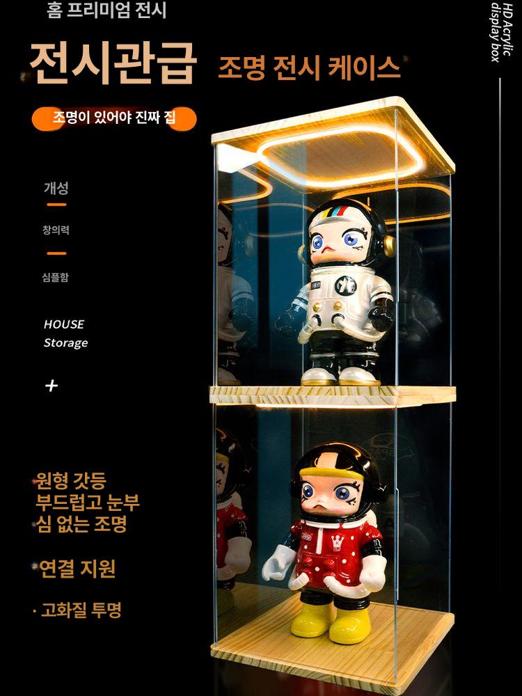 LED 전시대 대형 높이 진열 피규어장 피규어케이스 대형피규어장식장 쇼케이스 보관함 - 상세 이미지 2