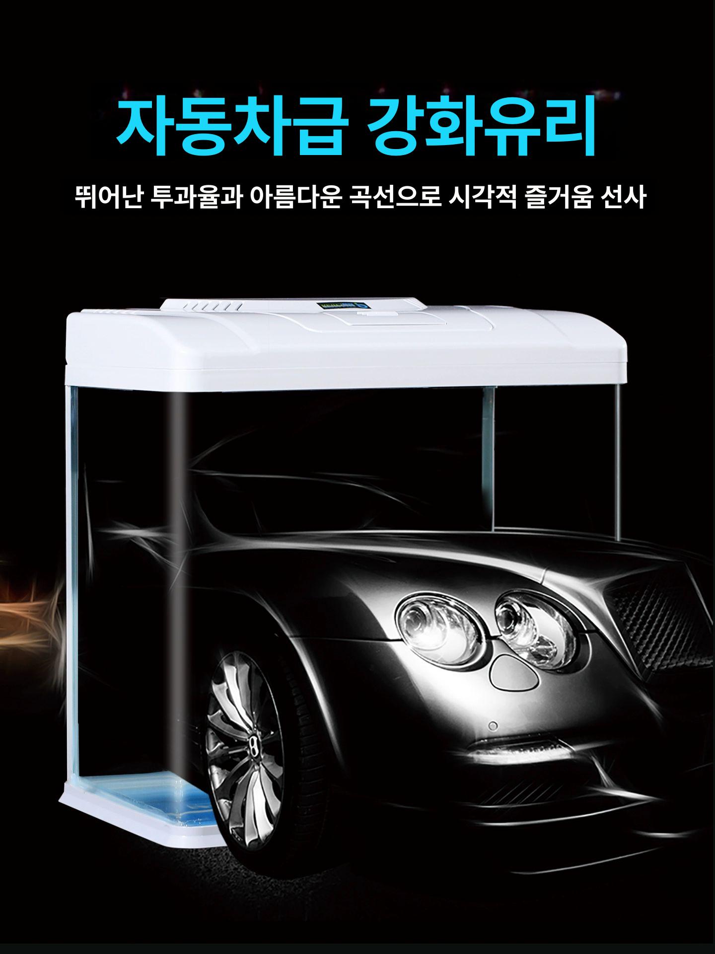 신형 수족관 자가순환 소형 어항 가정용 물교환 무환수 수조 필터 거실용 산소 펌프 - 상세 이미지 2