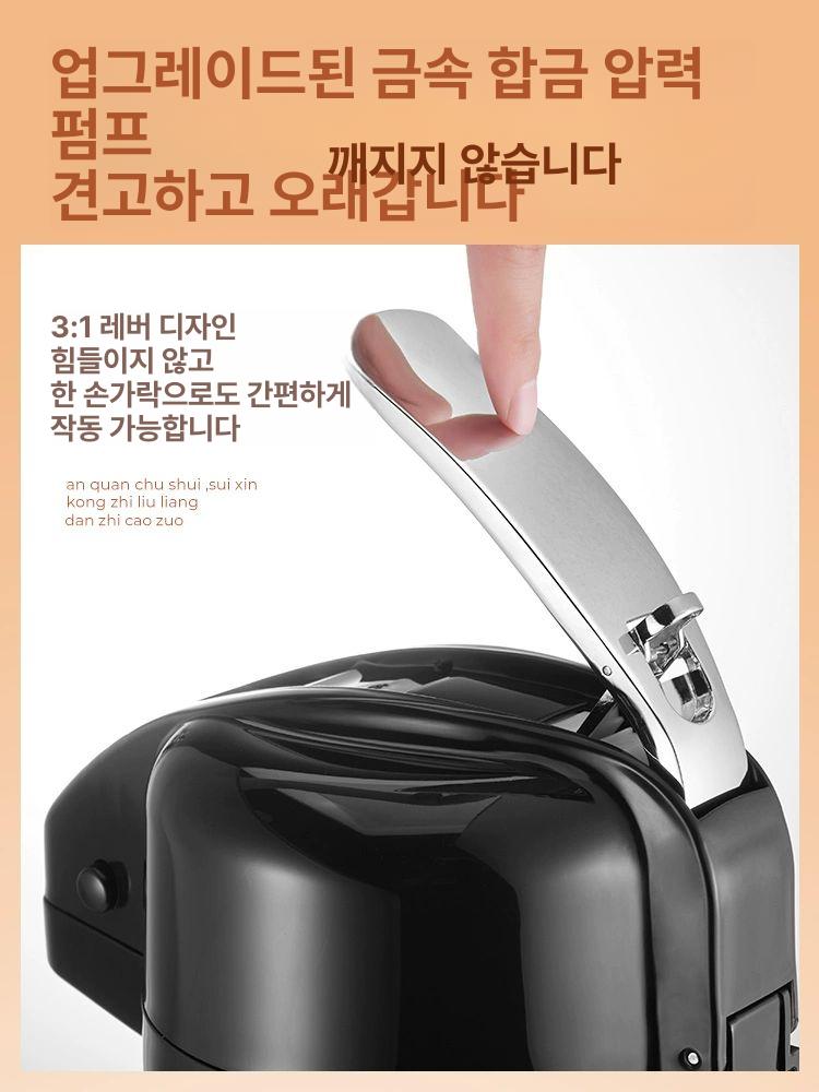 보온물통 보온통 기압식 대용량 온수병 보냉병 보온병 골프 디스펜서 물병 이중층 - 상세 이미지 4