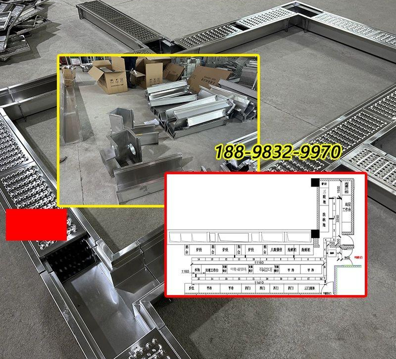 스텐 유수분리기 유분 싱크대 그리스 하수 분리조 기름 업소용 식당트랩 거름 배수조 - 상세 이미지 4