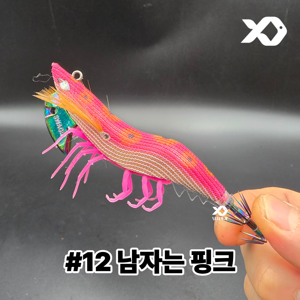 백경 노블리어 프리미엄 팁런 에기 리얼 새우 흑왕 무늬오징어 선상 3호 30g 이미지 8