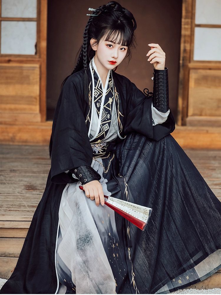 호위무사 한복 여성 컨셉 협객 여자 검객 개량 사진 무사복 무대 무술 어른 사극촬영 - 상세 이미지 4