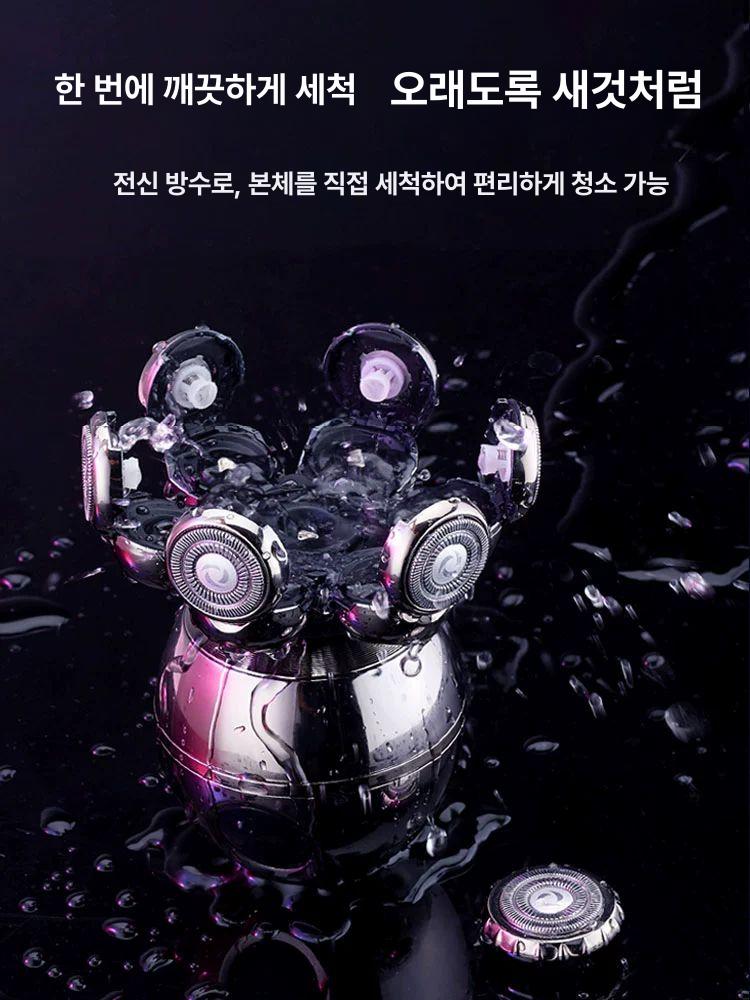 전기 면도기 제모기 방수 건식 바디 헤어 트리머 수염 남성용 - 상세 이미지 4