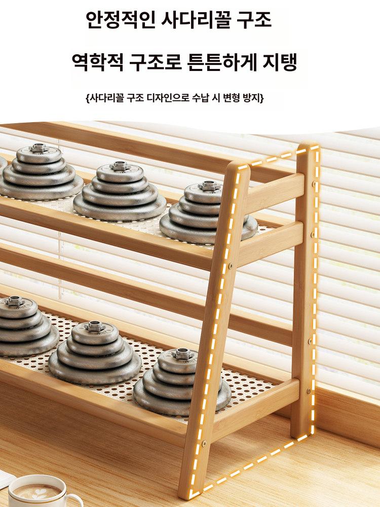다용도 원목 선반장 조립식 모듈 공간활용 수납 인테리어 - 상세 이미지 5