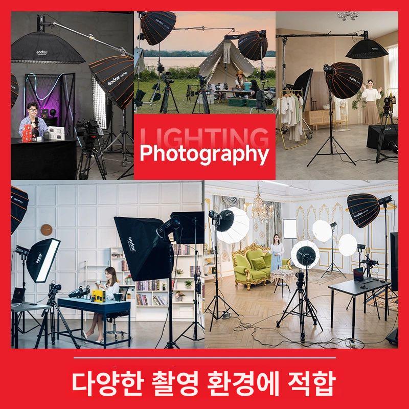 거치대 조명스탠드 신축 클립 스튜디오 촬영 고정 클램프 홀더 라이트 - 상세 이미지 3