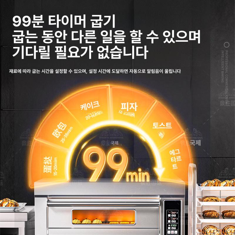 업소용 오븐 전기 제빵 대용량 미니 신형 전기오븐 컨벡션오븐 컨벡션 정품 제과제빵 가정용 - 상세 이미지 5