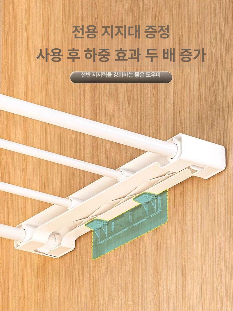 옷장 분리 선반 캐비닛 붙박이장 파티션 장롱 수납 드레스룸 확장형 나누기 - 상세 이미지 3