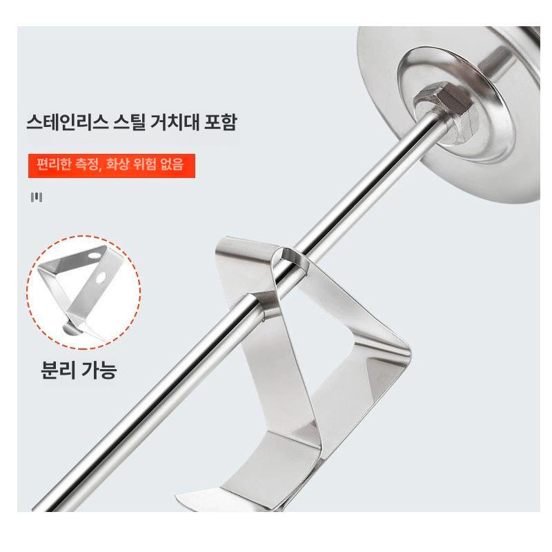 긴 탐침 온도계 심부 조리용 튀김 오븐 베이킹 막대 프로브 수온계 주방 업소용 기름 전자 - 상세 이미지 4