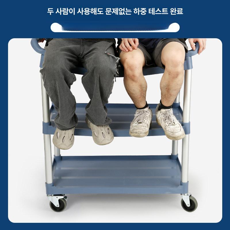 업소용 서빙카트 레스토랑 트롤리 주방 잔반수거 호텔 운반카 식당 뷔페 수거함 - 상세 이미지 3