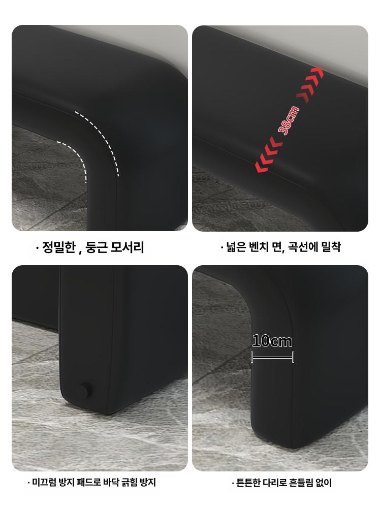 pu가죽 현관신발장 다용도 간이 철제 슈즈렉 쿠션 현관 보관 정리함 수납장 선반 가죽 - 상세 이미지 4
