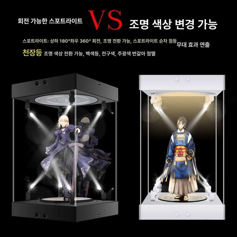 피규어 케이스 아크릴 대형 가챠 프라 진열대 쇼케이스 대형아크릴케이스 보관함 주문제작 - 상세 이미지 3