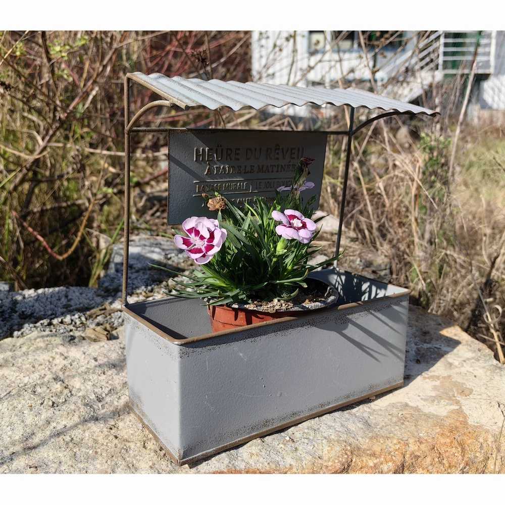 장식 정원 보관함 분갈이 원예 토분화분 원형 옹기 리본 심플한화분 빈티지토분 - 상세 이미지 3