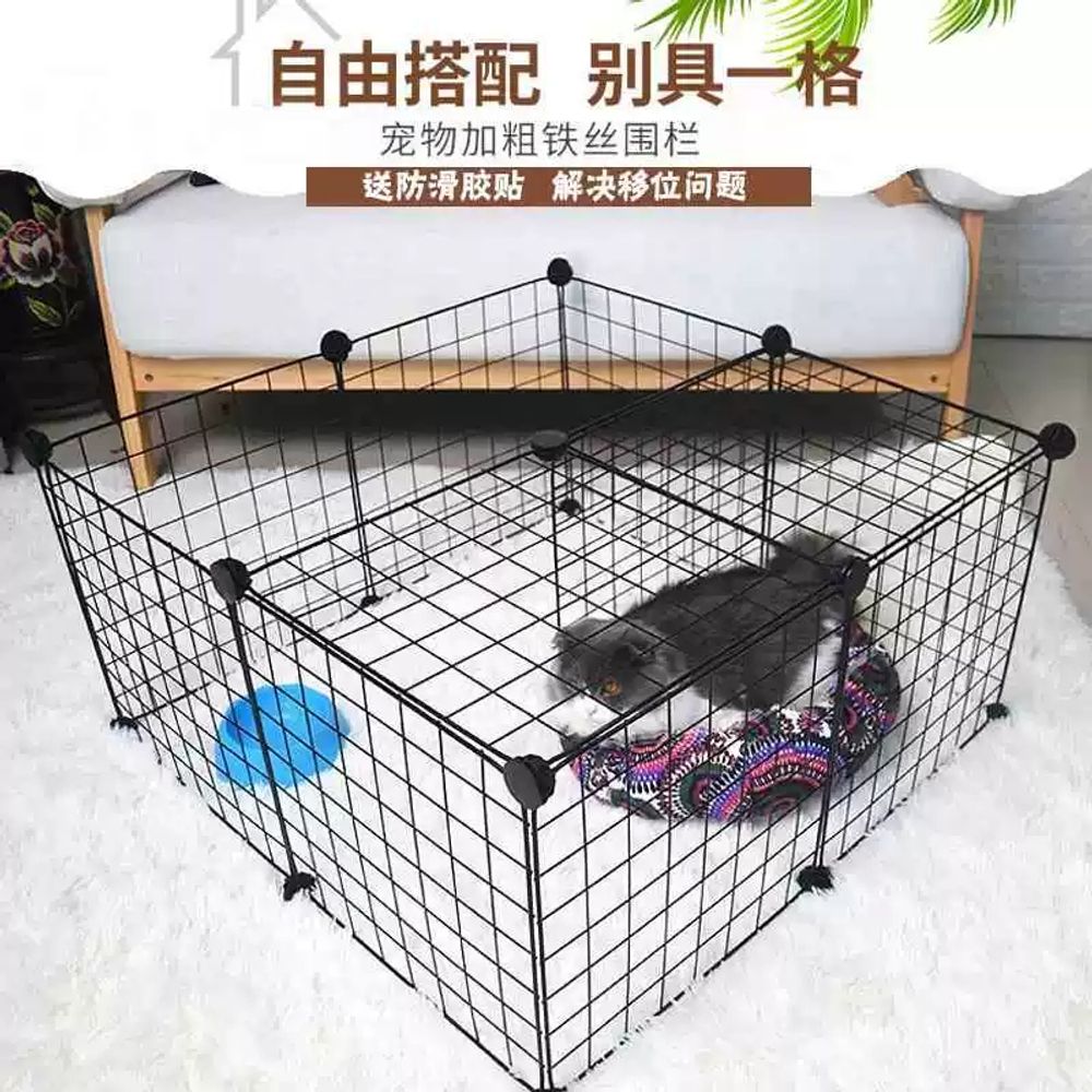 펜스 토끼울타리 철장 우리 애완동물 케이지 고양이 정원 사육장 토끼장 목조 돼지 - 상세 이미지 2