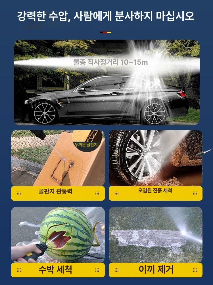 유선 고압세척기 고출력 농업용 고압력 청소용품 분사기 청소기 상업용 전기 강력 - 상세 이미지 4