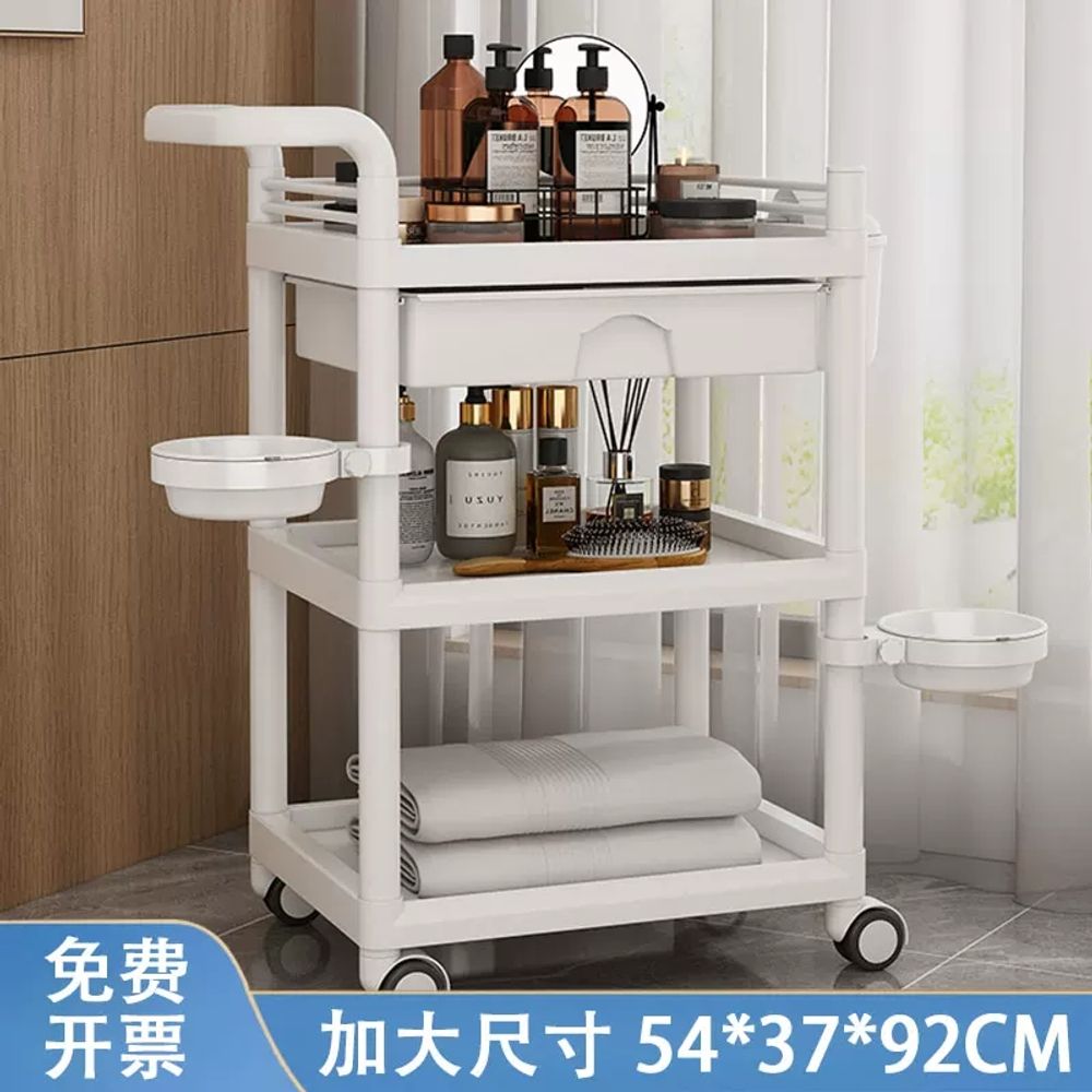 피부샵 피부관리실웨건 미용트롤리 미용카트 수납 미용기기 다용도 뷰티 이동식트롤리 - 상세 이미지 3