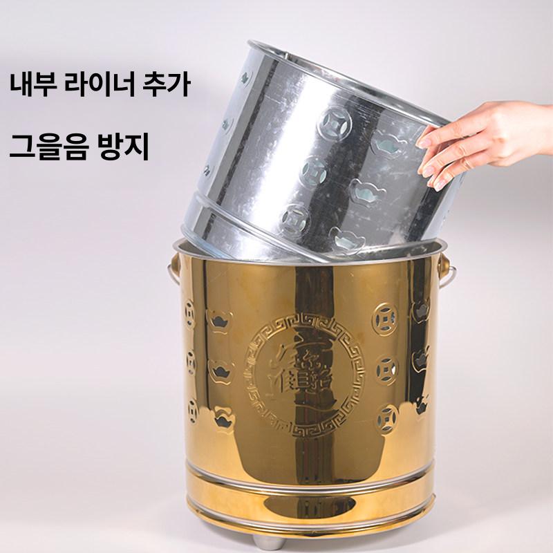 업소 드럼통 소각 휴대용 사이즈 불멍 공사장 화덕 가정용 현장 스몰 야외용 쓰레기소각로 - 상세 이미지 5