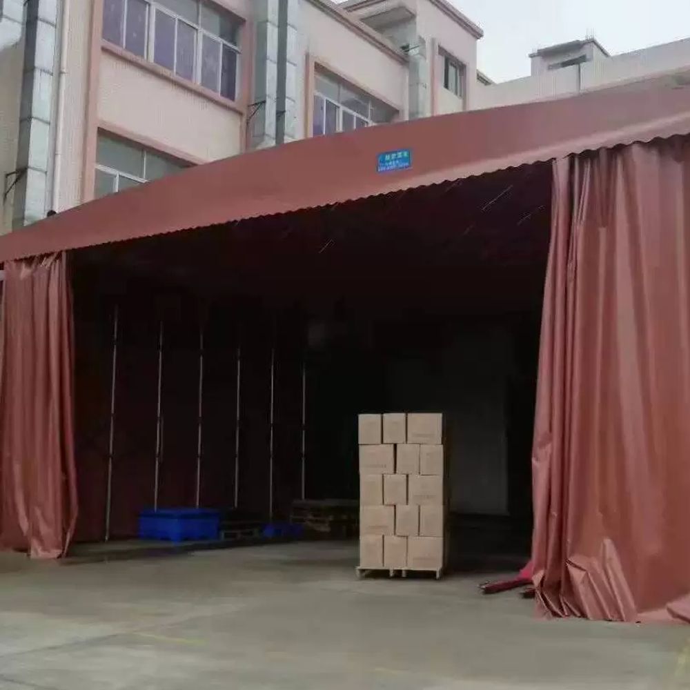 행사용 주차용텐트 임시 그늘막 간이차고 주차장 차량캐노피 간이창고 차광막 자바라 이미지 6