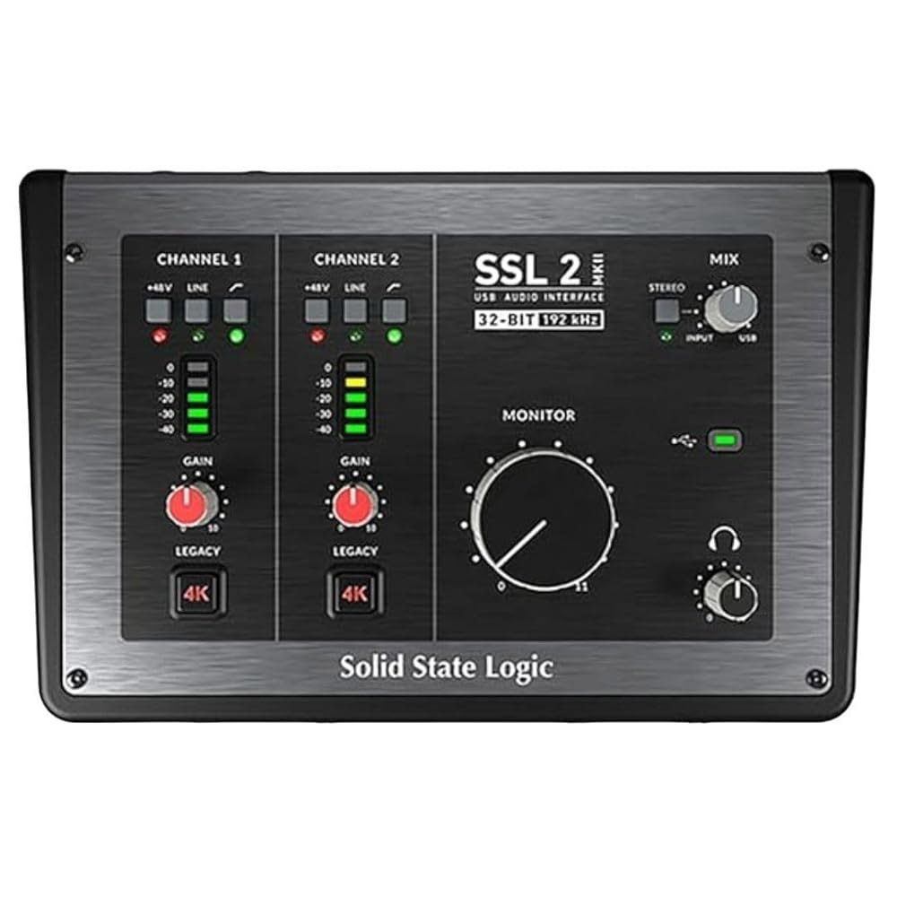 솔리드 스테이트 로직 SSL 2 MKII - 2x2 USB 오디오 인터페이스 - 상세 이미지 2