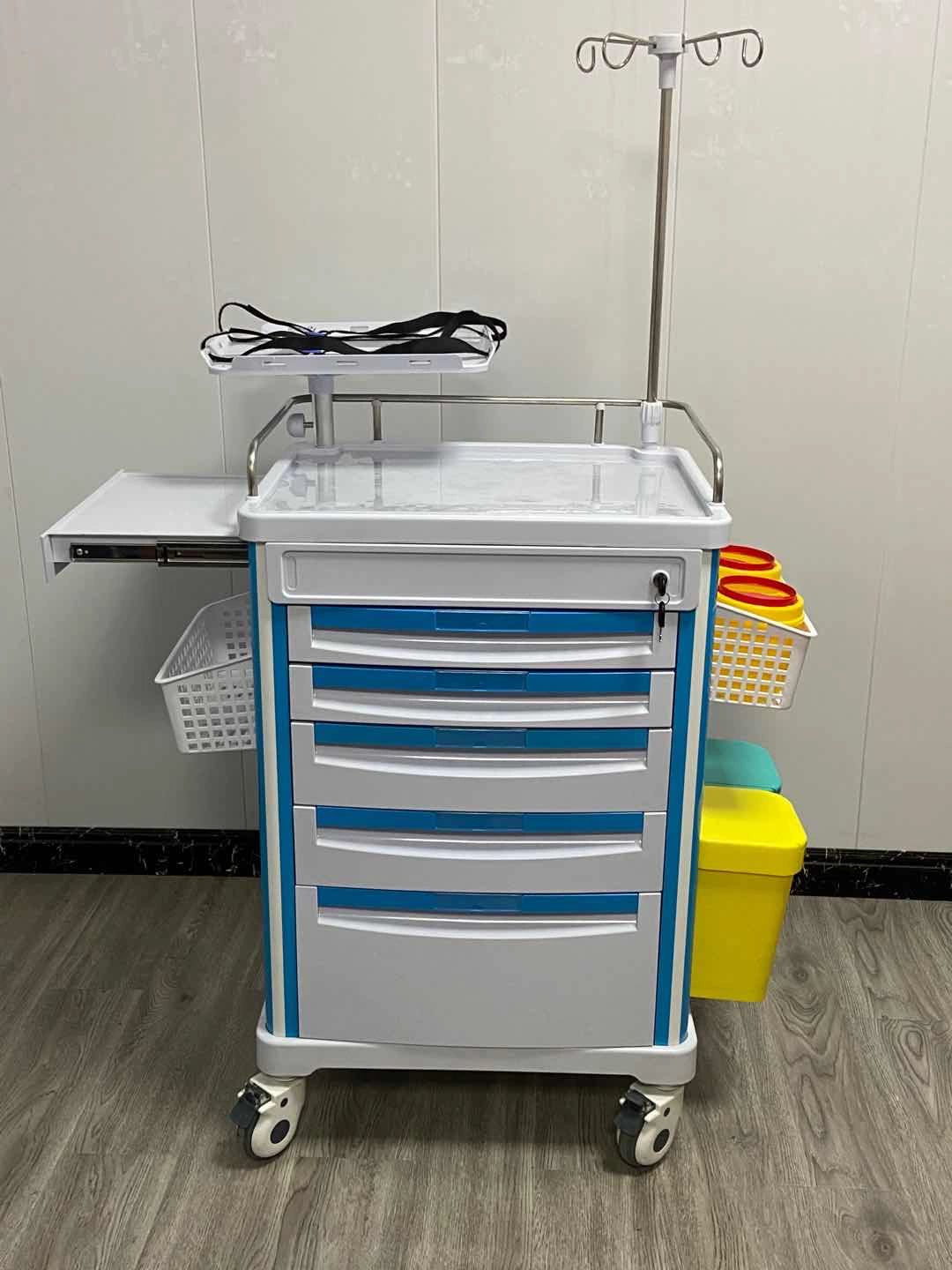 병원 의료용카트 응급 간호사 간호 수납 미용실 메디컬 드레싱카 수술 투약 웨건 치과 선반 - 상세 이미지 2