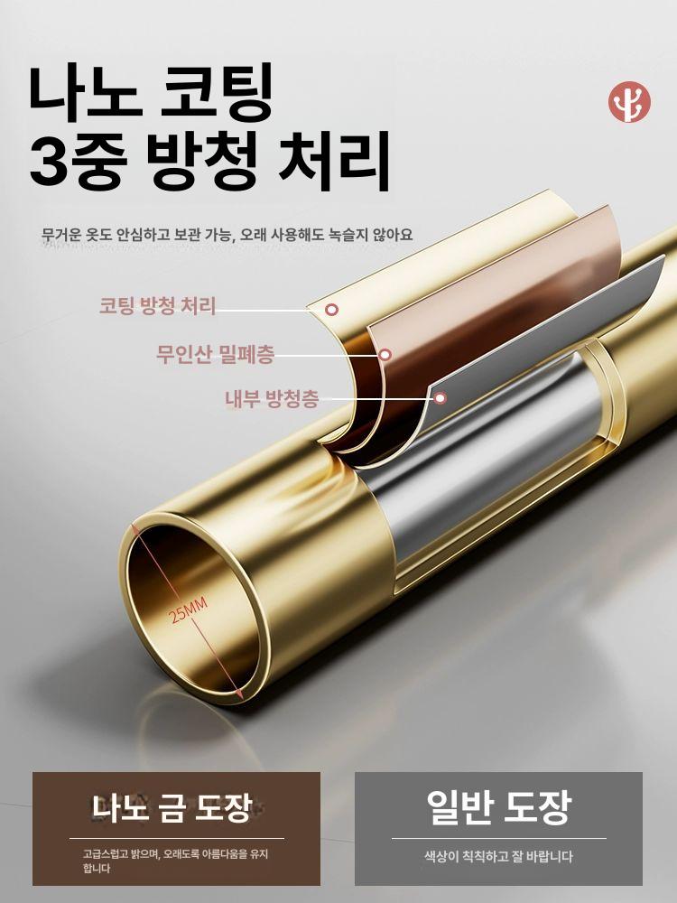 이동식행거 선반 스테인레스 스튜디오 옷가게 매장용 매장 스텐 수납 스탠드 럭셔리 인테리어 - 상세 이미지 5