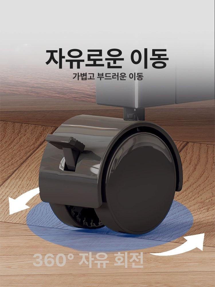 프린터 거치대 복합기 본체 받침대 수납 선반 이동식 모니터 스탠드 서랍 책상 정리 - 상세 이미지 4