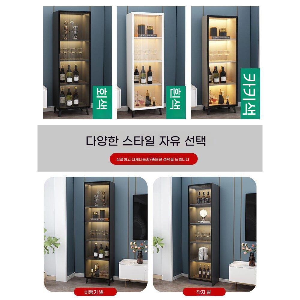 피규어 진열장 진열대 수납 DIY 삼면투명 뒤집기 디스플레이 1 맞춤 촬영 싱글 게이트 - 상세 이미지 2