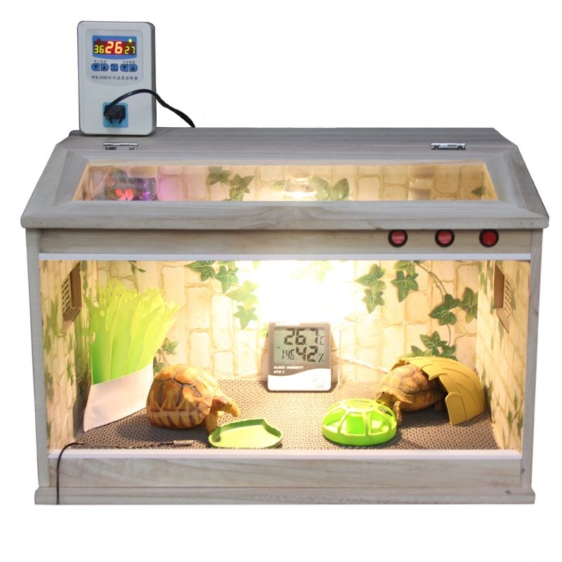 파충류 도마뱀사육장 애완용 습식 키우기 크레 아크릴 탈착식 도마뱀 부화 케이지 상자 - 상품 이미지