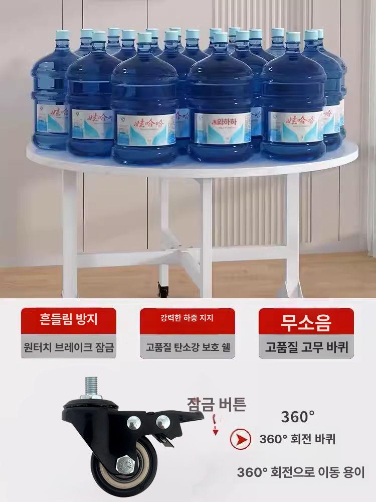 접이식 식탁 확장형 4인용 공간활용 접는 카페 거실 원목 사각 이동식 접이식식탁 오피스텔 - 상세 이미지 3