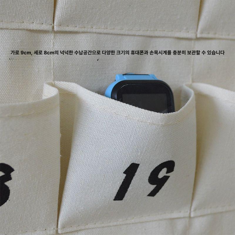 벽걸이 수납포켓 정리함 카드 보관포켓 - 상세 이미지 5