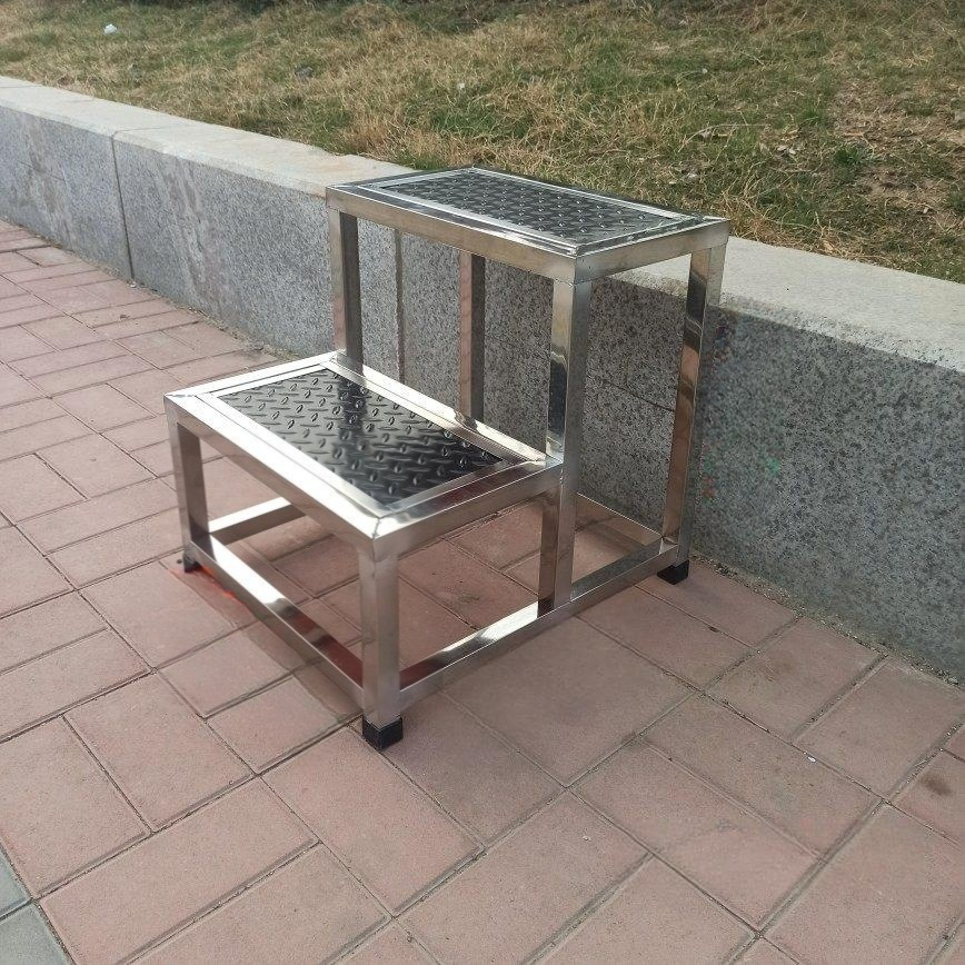 이동식 계단 작업용 공장 대형 난간 철계단 발판 도배용 물류창고 철제계단 비계 가정용 - 상품 이미지