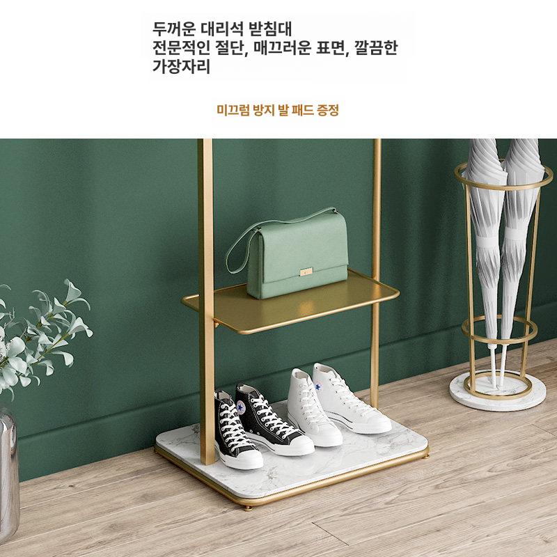 선반 플로어코트랙 럭시 이동식 옷걸이 인테리어 수납 받침대 가정용 심플 미드센추리 - 상세 이미지 4