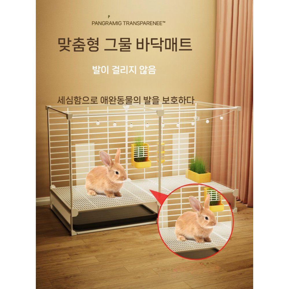 뉴기니 기니피그 가정용 투명 대형 은신처 파충류 도마뱀 사육장 크레 백업 게코 거북이 동굴 - 상세 이미지 2