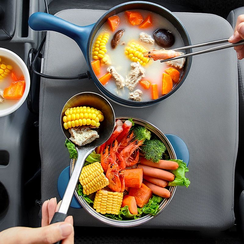 차량용 라면포트 휴대용 여행용 전기냄비 차박 보온 아웃도어 주전자 차량커피포트 - 상세 이미지 4