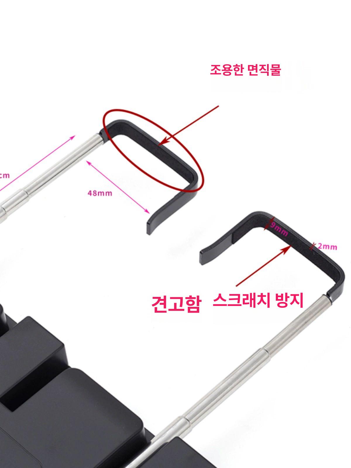 뒷머리 셀프이발거울 후방 헤어컷 조명 정수리 홈케어 백미러 셀프미용 뒷거울 - 상세 이미지 2